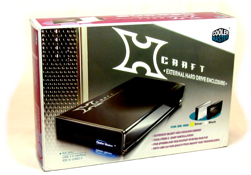 Cooler Master XCraft USB Drive Enclosure Introduction